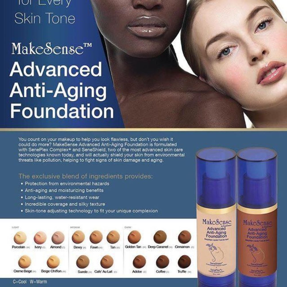 Tan MakeSence Advanced Anti-Aging Foundation - Picture 2 of 4